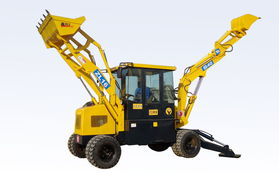 挖掘装载机 挖掘装载机报价 挖掘装载机参数产品大图 龙口市全工工程机械制造厂